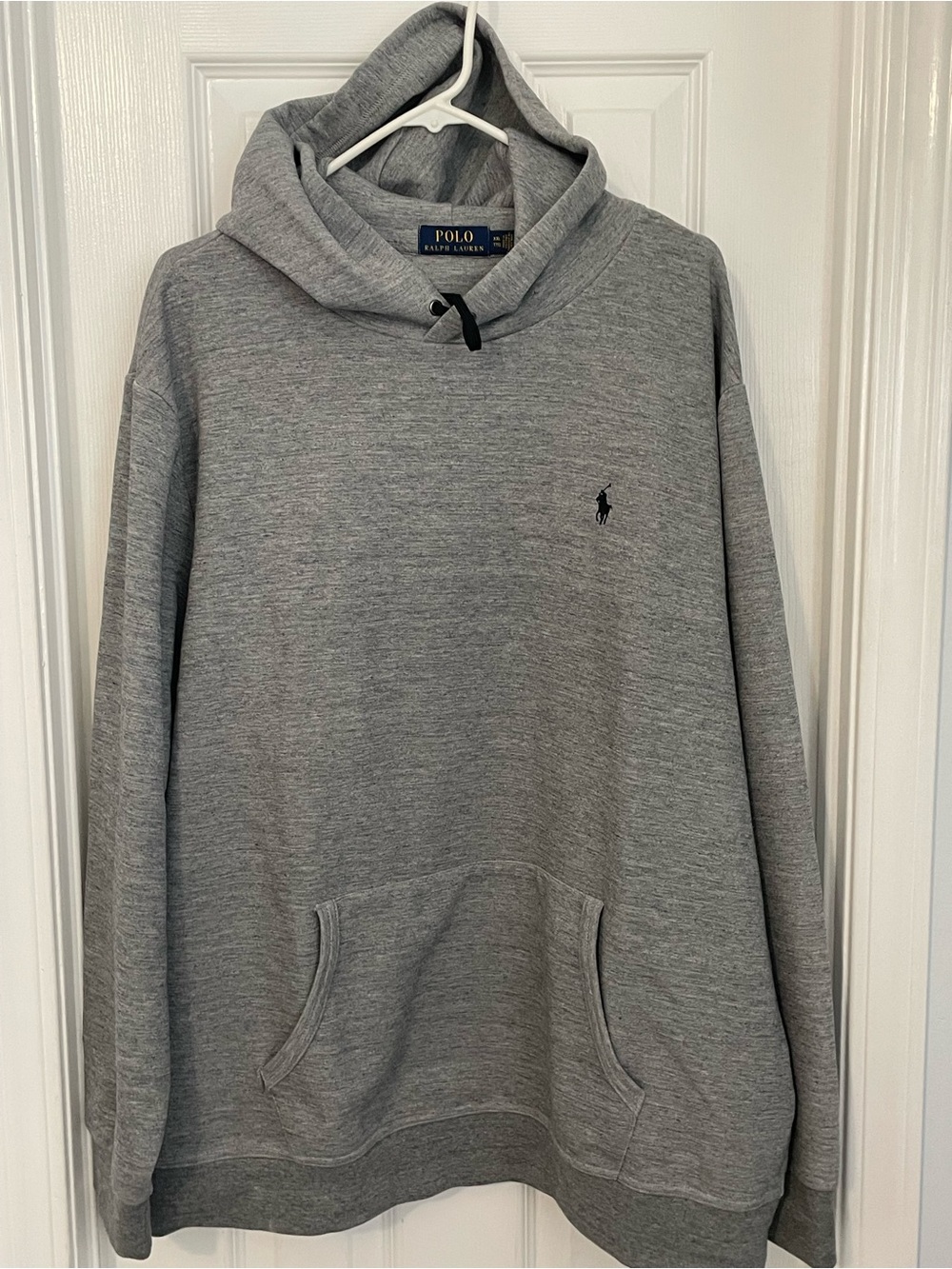 Polo by Ralph Lauren Gray Pullover Hoodie with Pony Logo 2XLT